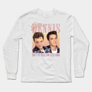 Stefan Dennis - 80s Aesthetic Fan Art Long Sleeve T-Shirt